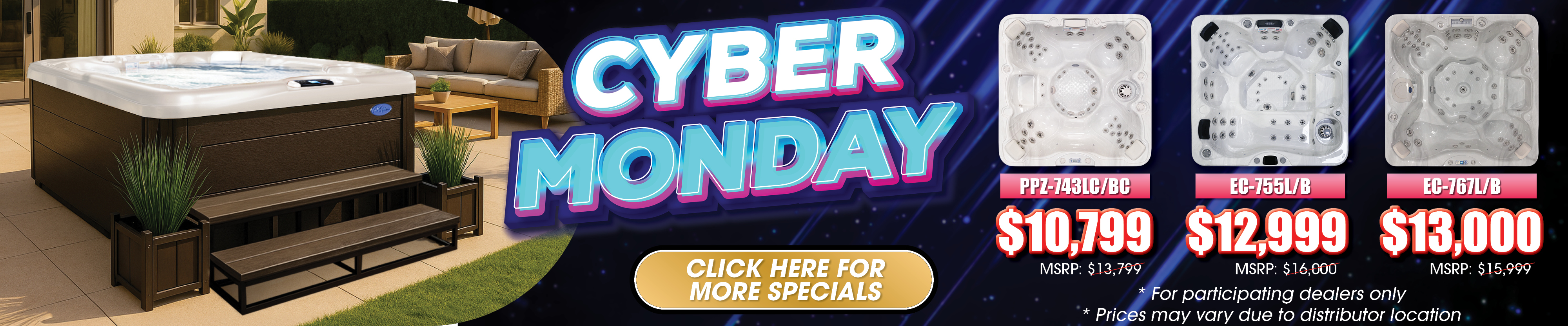 Calspas hot tub being used in a family setting - Manitoba